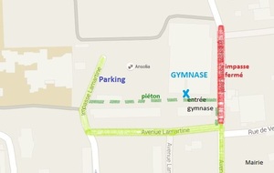Attention : prochainement modification de l'accès au gymnase